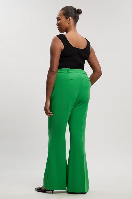 Plus Size Compact Stretch Bootcut Tailored Trouser - Image 3