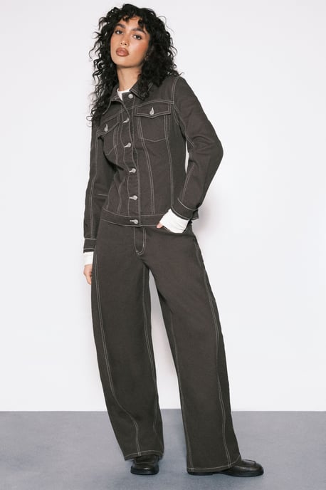 The Mid Waist Barrel Jean - Image 1