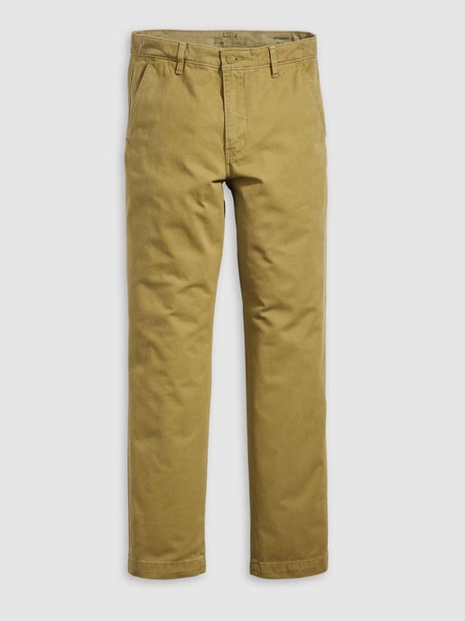 Mens British Khaki Soft Authentic Chino - Image 1