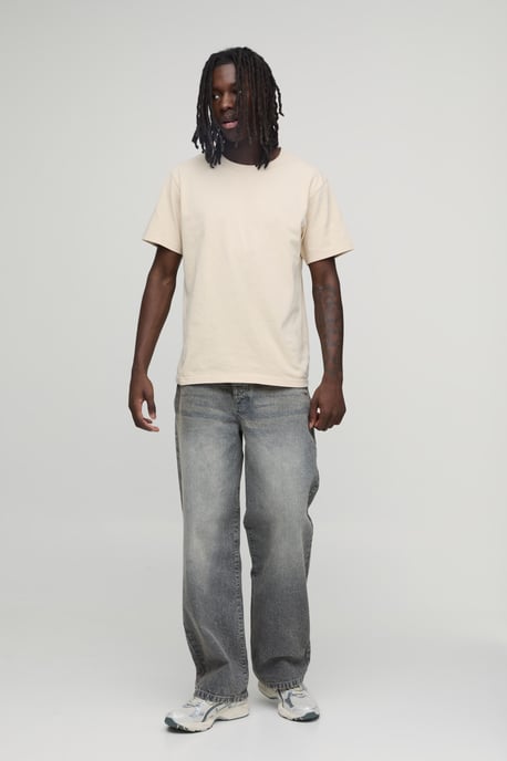 Basic Relaxed Fit Jeans - Image 3