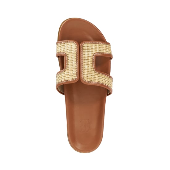 Dune Ladies Larow - Gold Slip-On Sandals - Image 3