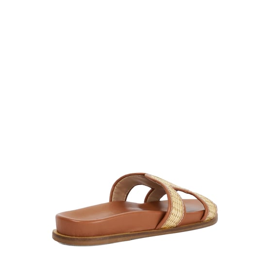 Dune Ladies Larow - Gold Slip-On Sandals - Image 4