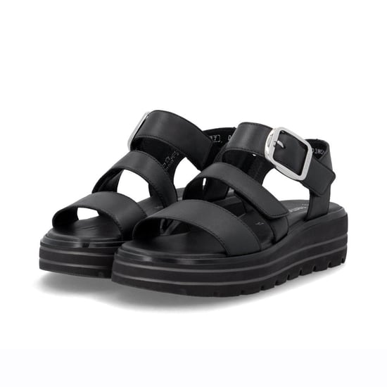 Remonte D3n50 Womens Ankle Strap Sandals Black - Image 3