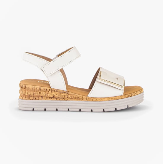 Gabor Shout Womens Ankle Strap Sandals Cream - Image 1