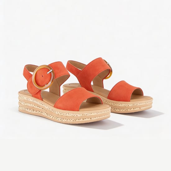 Gabor Andre Womens Ankle Strap Sandals Orange - Image 5