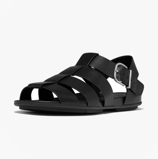 Fitflop Gracie Leather Womens Ankle Strap Sandals Black - Image 6