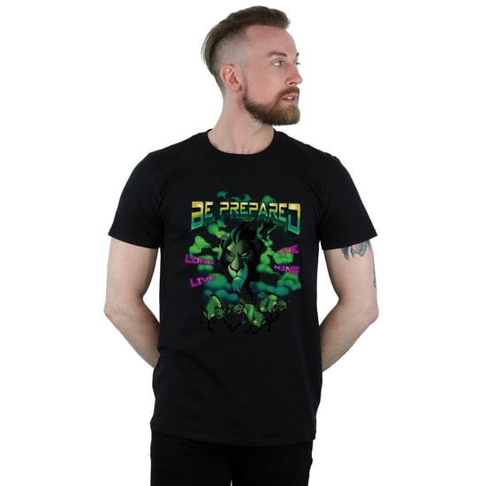 Disney Heren The Lion King Scar Lang Leve De Koning T-Shirt (Zwart) - Image 2