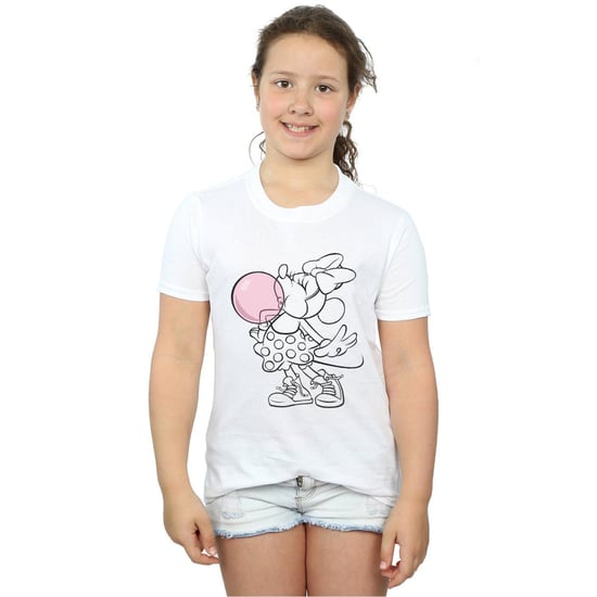 Disney Meisjes Minnie Mouse Gum Bubble Katoenen T-Shirt (Wit) - Image 3