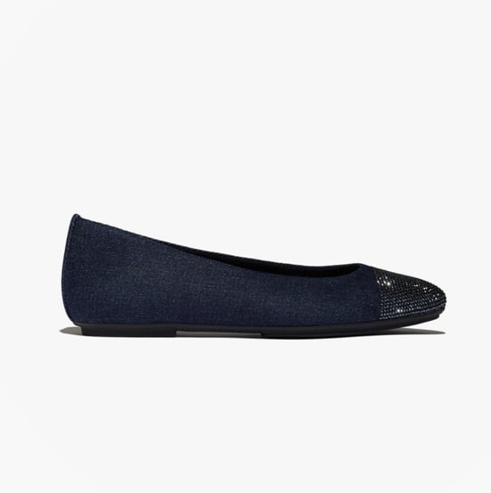 Fitflop Delicato Crystal Womens Mary Jane Dark Denim - Image 1