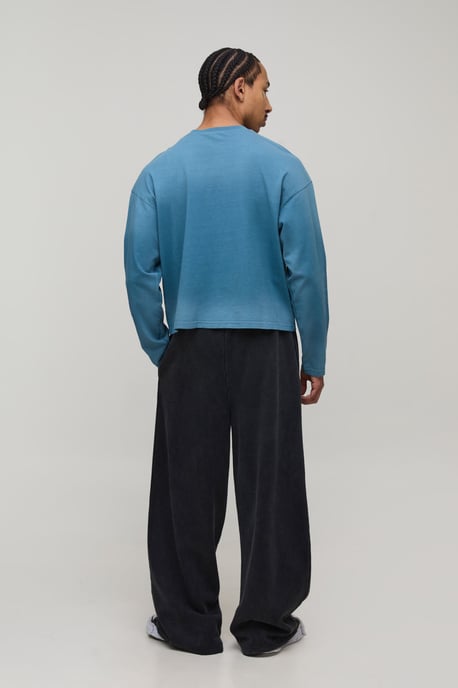 Essential Washed Extreme Wide Leg Jogger - Image 2