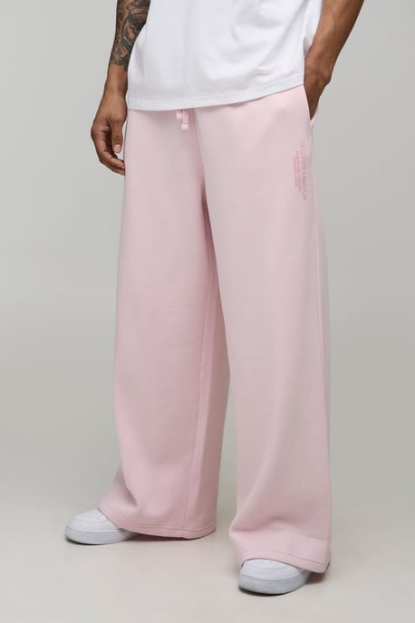 Extreme Wide Leg High Build Printed Jogger - Image 1