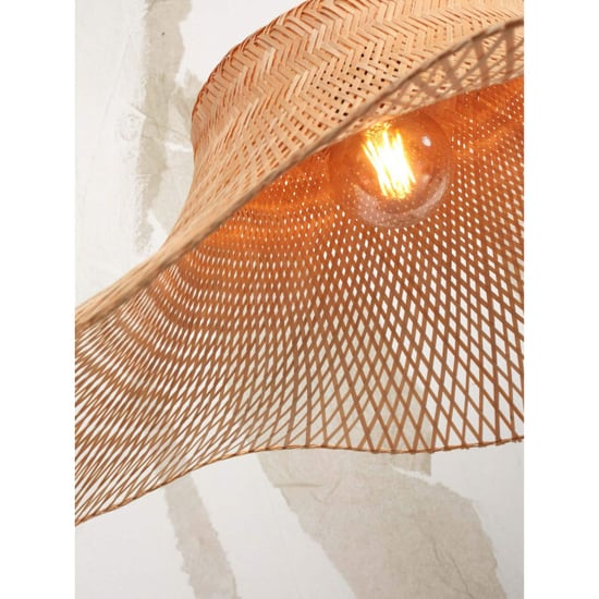 Good&Mojo Plafonniere ibiza bamboe 50x50x15cm - Image 3
