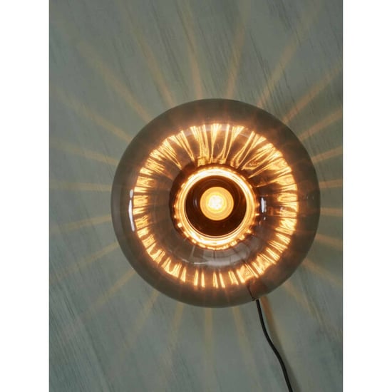 It's about RoMi Wandlamp brussels antraciet Ø27cm - Image 1