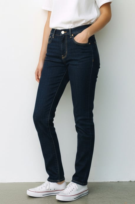 Slim Leg Stretch Jeans - Image 2