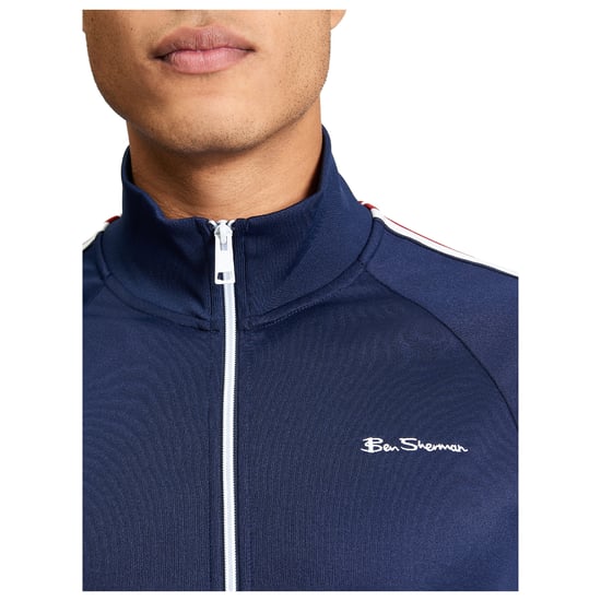 Ben Sherman Heren Huis Taped Track Top (Donker Marine) - Image 3
