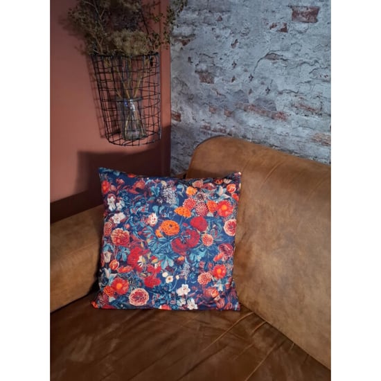 Gek op kussens! Mayra flowers | 45 x 45 cm | kussenhoes | katoen/polyester - Image 2