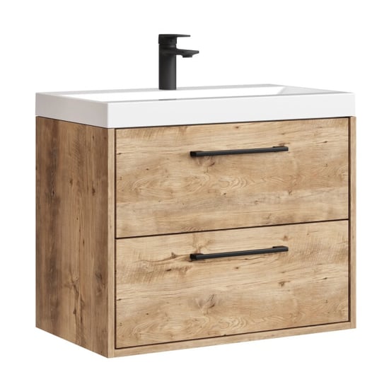 Badplaats Badkamermeubel set florence 01 60 cm – kastanje – hangend - Image 1