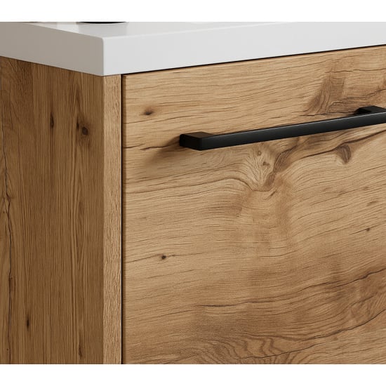 Badplaats Toiletmeubel met wasbak florence 40 x 22 cm – kastanje – - Image 2