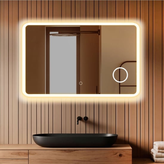 Lumoire Badkamerspiegel met verlichting elysium 100cm rechthoekig anti condens - Image 1