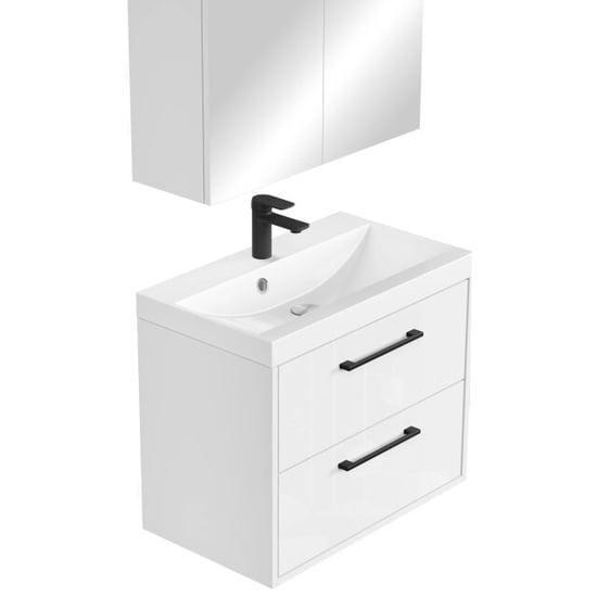 Badplaats Badkamermeubel set florence 01 60 cm – hoogglans – hangend - Image 3