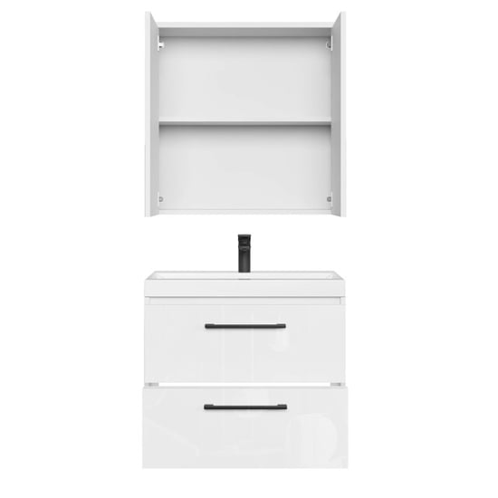 Badplaats Badkamermeubel set florence 01 60 cm – hoogglans – hangend - Image 4
