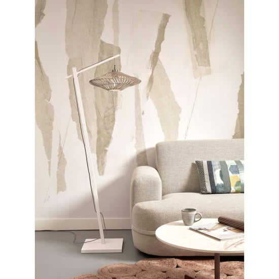 Good&Mojo Vloerlamp zanzibar bamboe/ rotan 63x40x150cm - Image 1