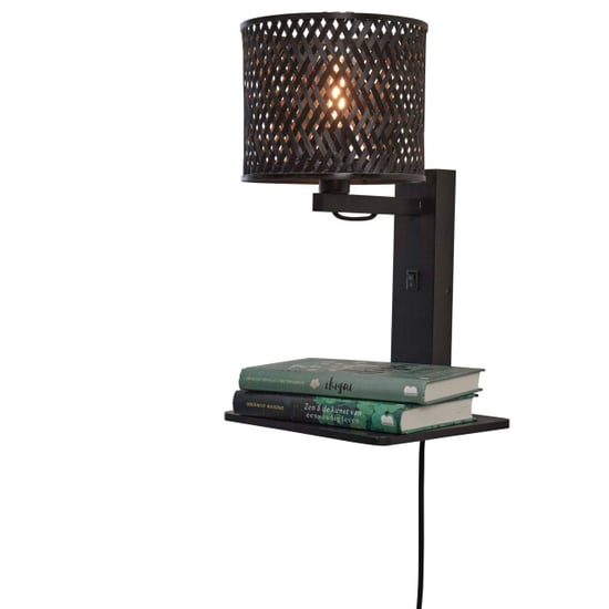 Good&Mojo Wandlamp java bamboe 30x22x52cm - Image 1