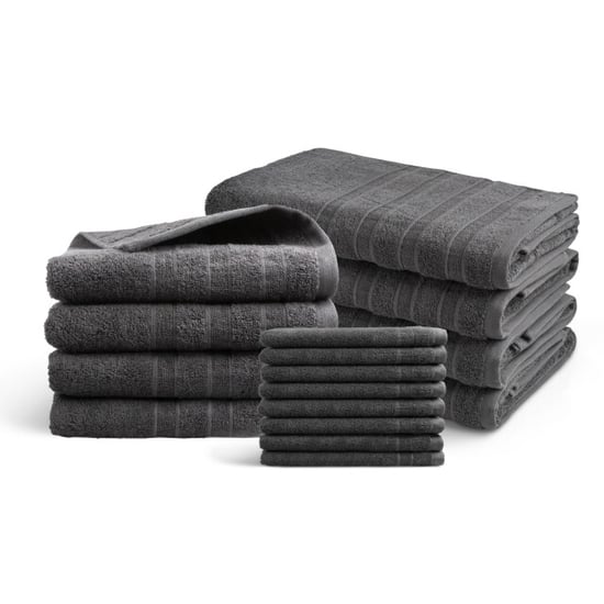DoubleLife Handdoeken 16-delig set 100% katoen, waarvan 50% gerecyclede katoen - Image 1