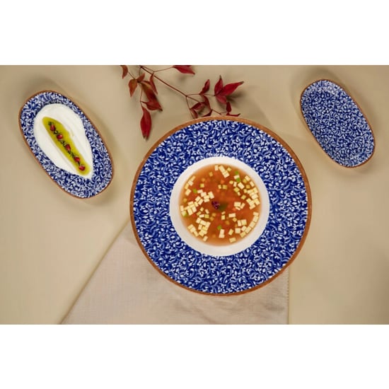 By Bone Kommetje edera cobalt porselein 16 cm (500cc) set van 6 - Image 1