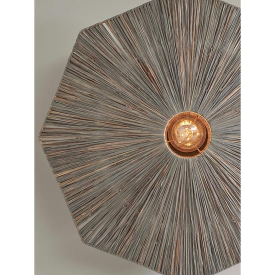 Good&Mojo Plafonniere panama donker 65x65x7cm - Image 2