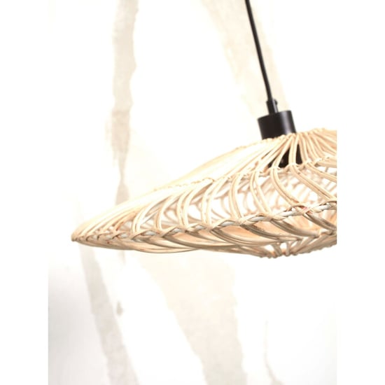 Good&Mojo Hanglamp zanzibar rotan Ø40x12cm - Image 2