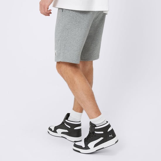 Puma Mens Ess+ 2 Col Shorts Cotton Short Grey 586766 - Image 3