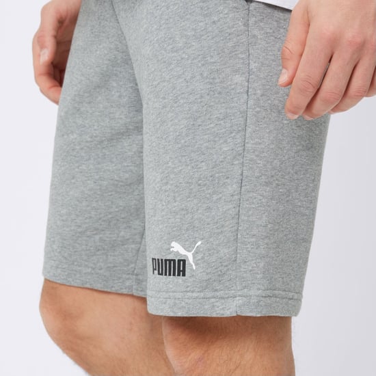 Puma Mens Ess+ 2 Col Shorts Cotton Short Grey 586766 - Image 6