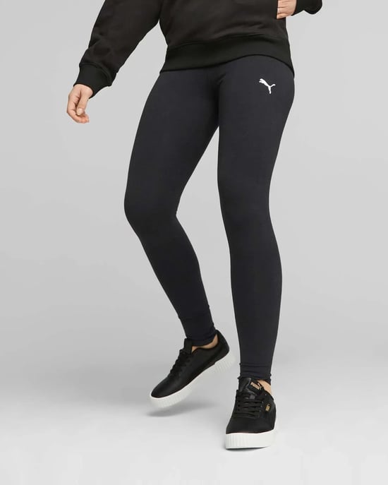 Puma Womens High Waist Cotton Leggings Tights 676817 - Image 1