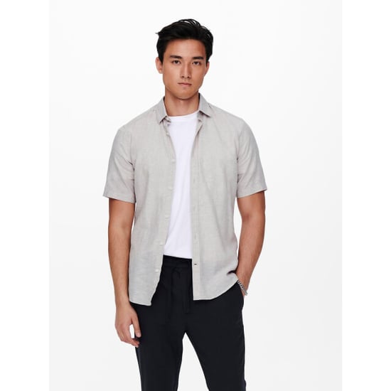 Only & Sons Onscaiden ss linen shirt re - Image 1
