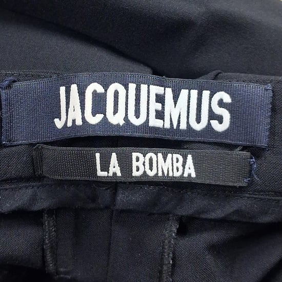 Jacquemus La Bomba raka byxor i svart bomull - Image 2