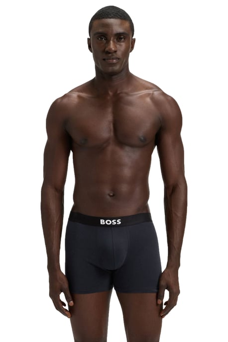 BOSS 3P D.BECKHAM BOXER BRIEFS Blue/Navy/Red - Image 3