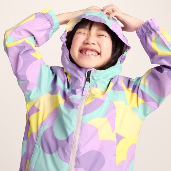 Copley Kids Waterproof Jacket - Lilac Cloud Print - Image 6