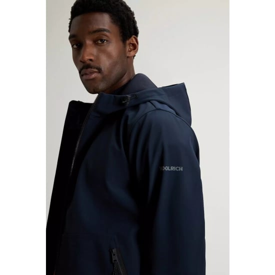 Woolrich Soft shell full zip hoodie jacket melton - Image 3
