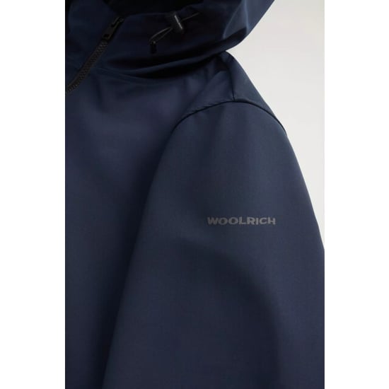 Woolrich Soft shell full zip hoodie jacket melton - Image 5
