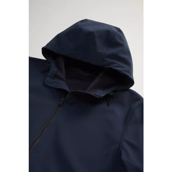 Woolrich Soft shell full zip hoodie jacket melton - Image 6