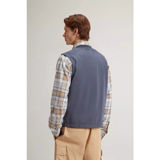 Woolrich Shiny nylon bodywarmer grisaille - Image 4