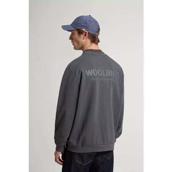 Woolrich Macro logo crewneck shadow - Image 5