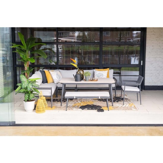 Garden Impressions Sportbank voor barcelona carbon black valley sand - Image 3