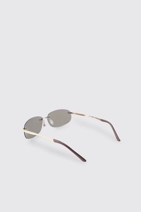 Oval Tinted Sunglasses - Image 3