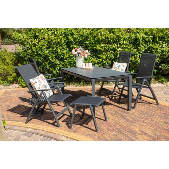 Garden Impressions Gala dining fauteuil carbon black antraciet - Image 4