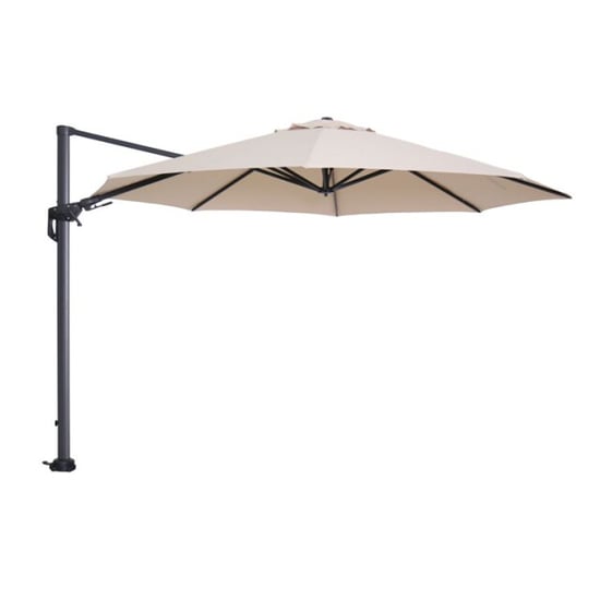 Garden Impressions Hawaii parasol Ø350 cm carbon black ecru - Image 1
