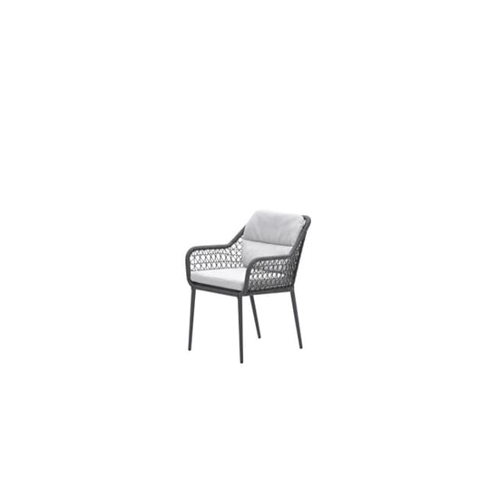 Garden Impressions Toledo dining fauteuil carbon black dark grey valley sand - Image 1