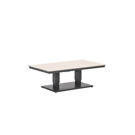 Garden Impressions Cyprus tafel- in hoogte verstelbaar 150x87cm -c. black-light teak - Image 2
