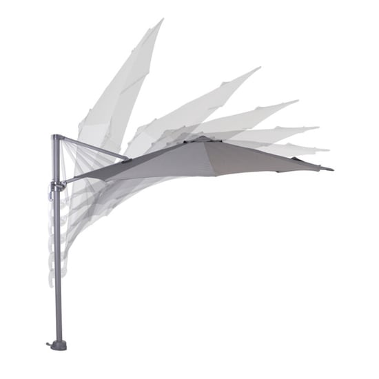 Garden Impressions Hawaii parasol s Ø300 cm carbon black donker - Image 5